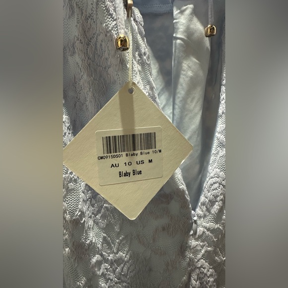 Baby Blue Lace Midi Dress 🩵 - Picture 5 of 9